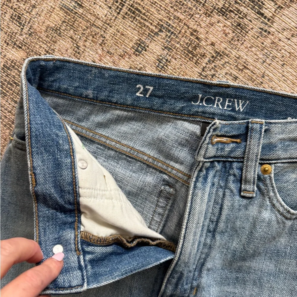 J.Crew High-Rise Superwide-Leg Jeans in White Medium and Dark Blue 3 pairs (27) - Picture 3 of 8